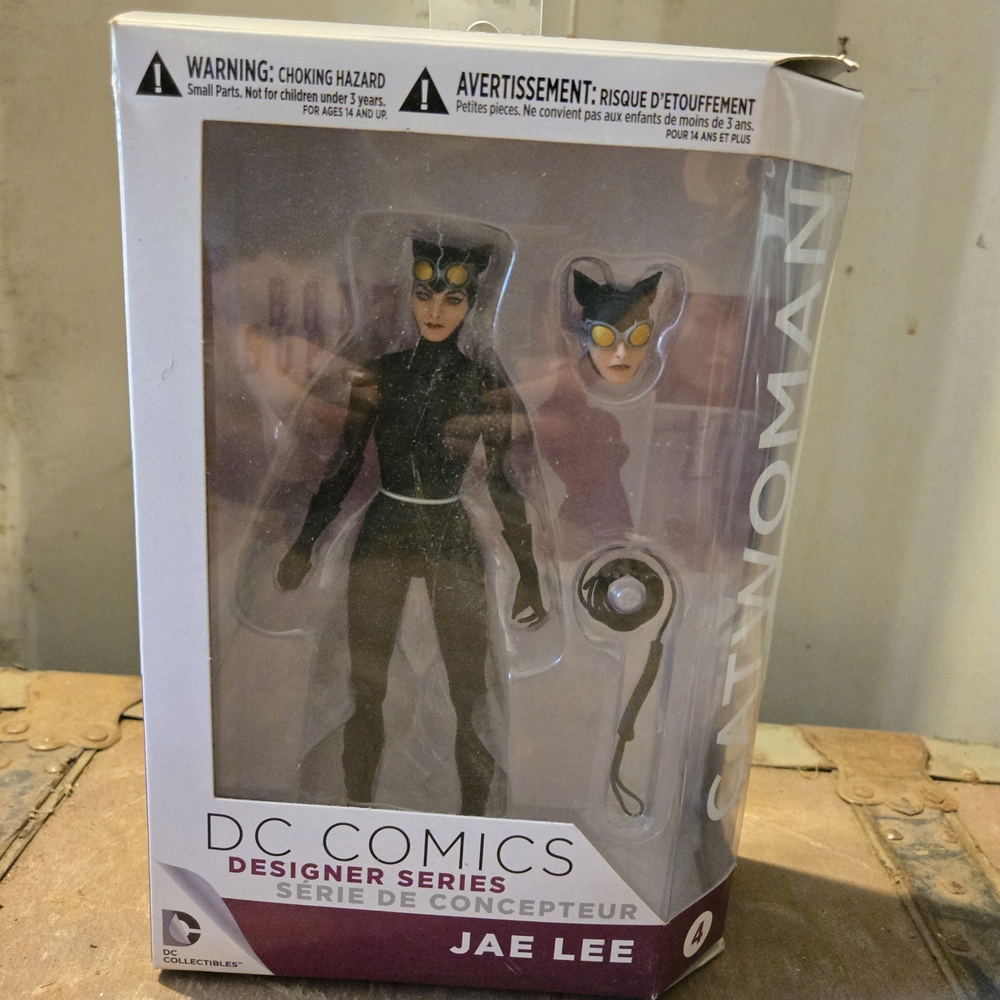 DC Comics Catwoman Designer Series with Black Suit and Yellow Goggles